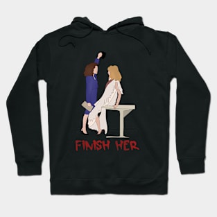 finish her Hoodie